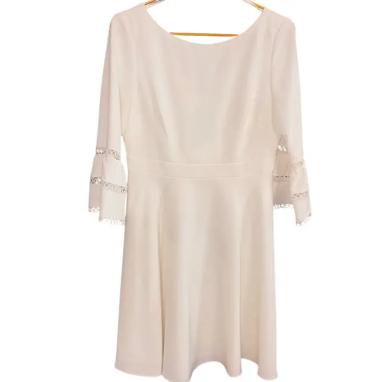 NWT Eliza, J white dress size 8