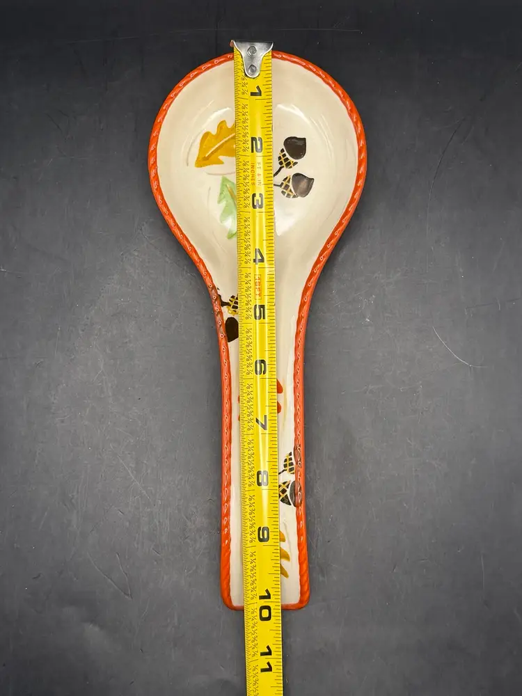 Vintage Temptations By Tara Old World “Fall-Fetti” Ceramic Spoon Rest ...