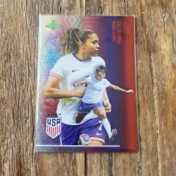 CATARINA MACARIO RED /10 2024 Parkside USWNT One Nation One Team ONOT Soccer Card