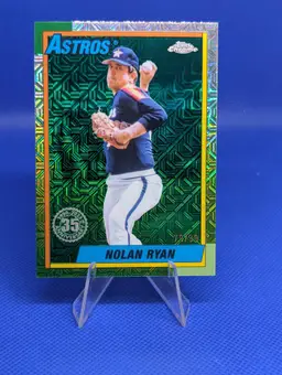 2025 Topps S1  Silver Pack Nolan Ryan Green Refractor 79/99