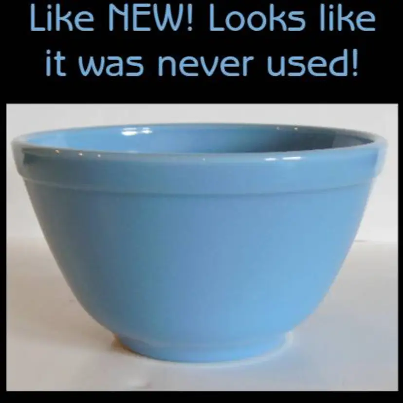 Vintage & RARE, PYREX Delphite Blue Bluebell 401 Mixing Bowl
