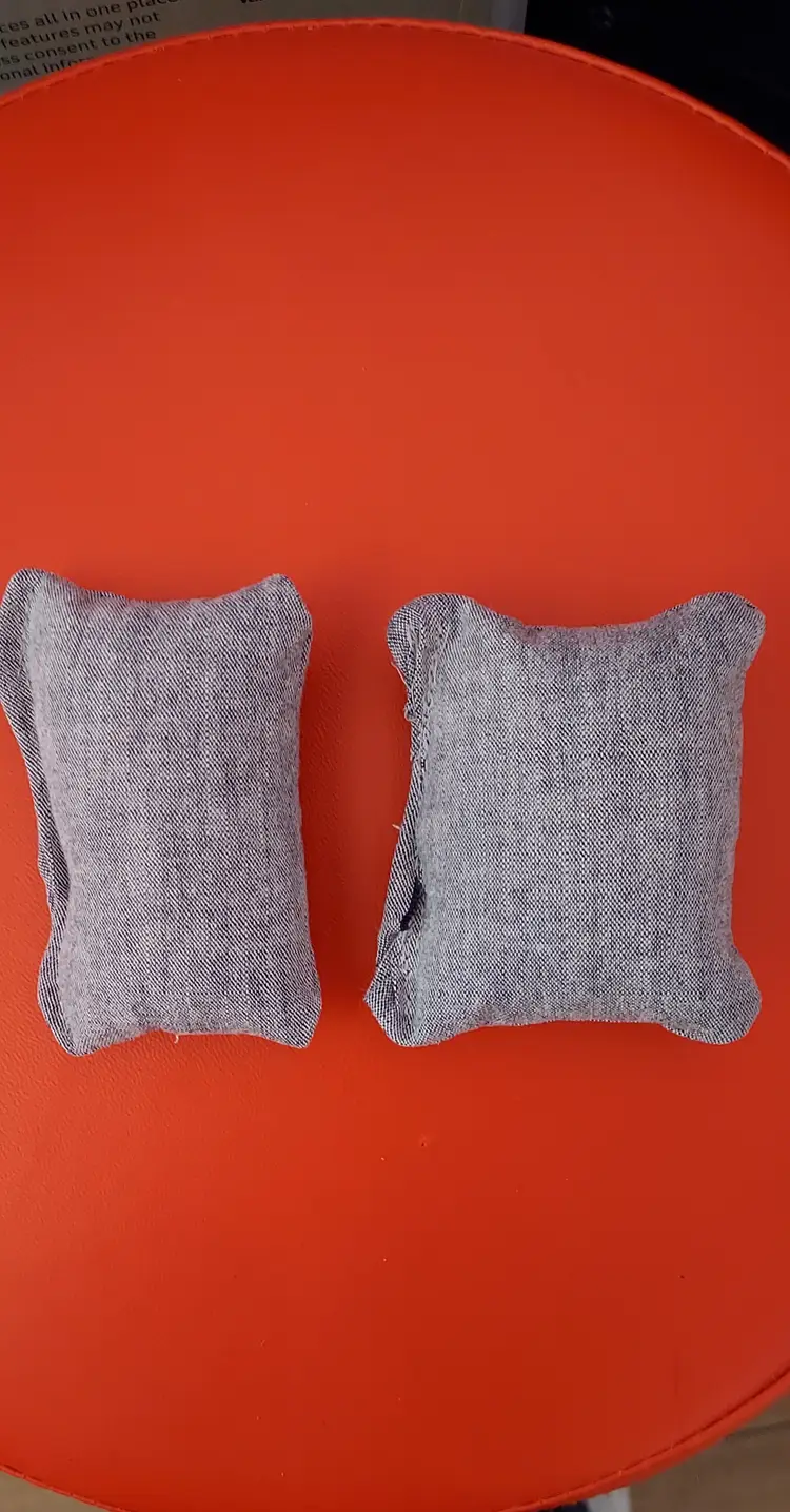 Set of Two Catnip Cat Pillow Toys