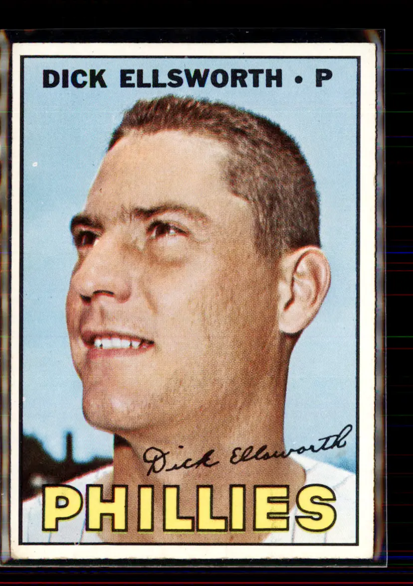 Dick Ellsworth 1967 Topps #359 - Philadelphia Phillies - (146-)