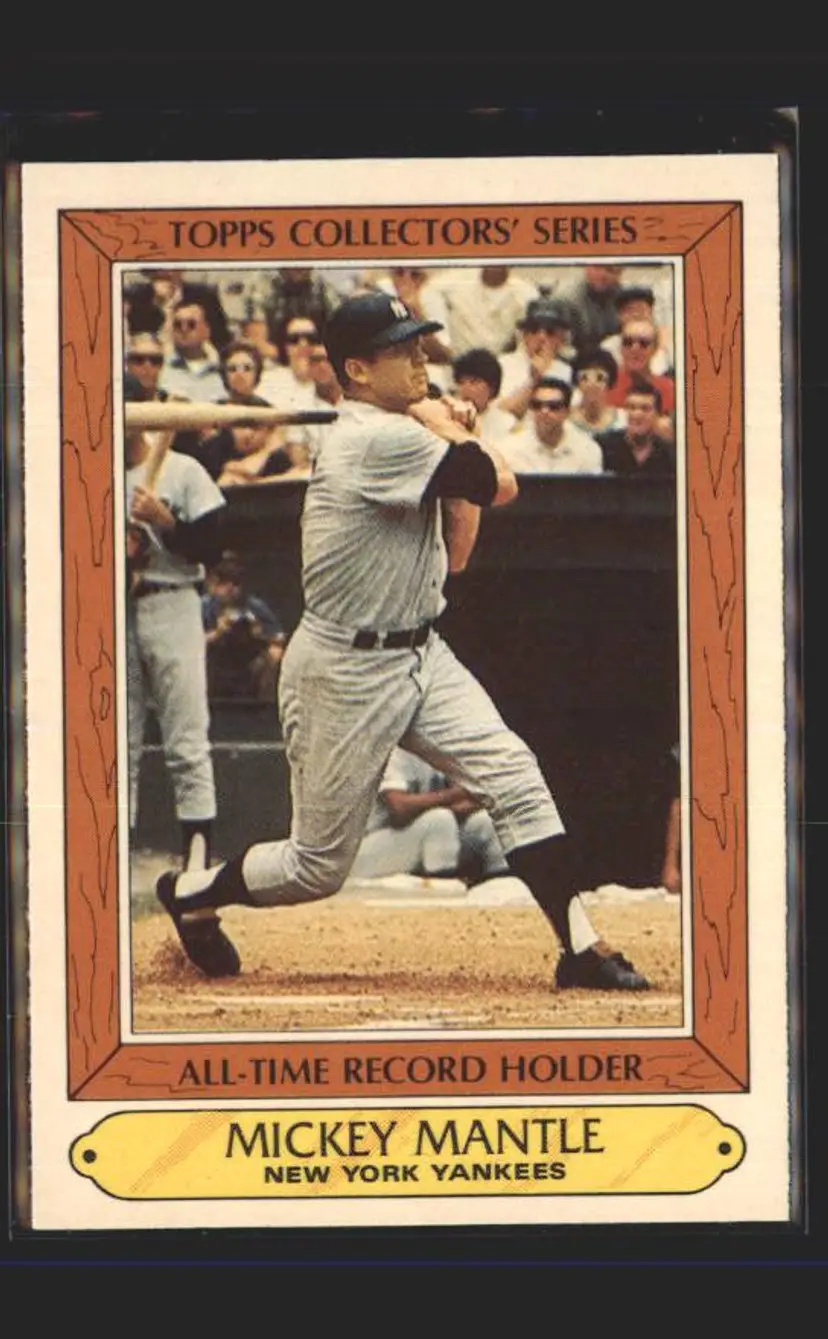 1985 Topps Woolworth All Time Record Holders #23 Mickey Mantle - (137) - New York Yankees