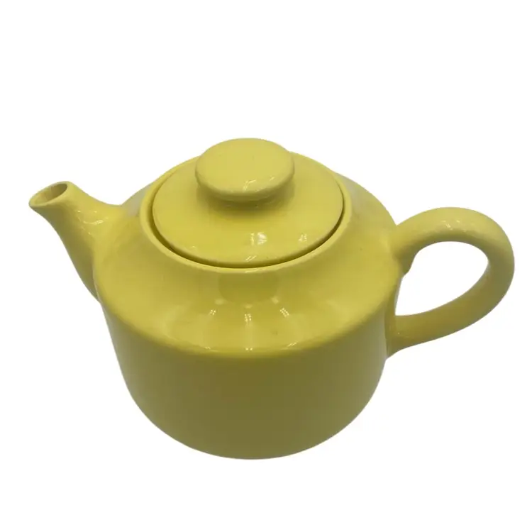 Vintage Secla (Portugal) Canary Yellow Teapot, Large, Pattern S513