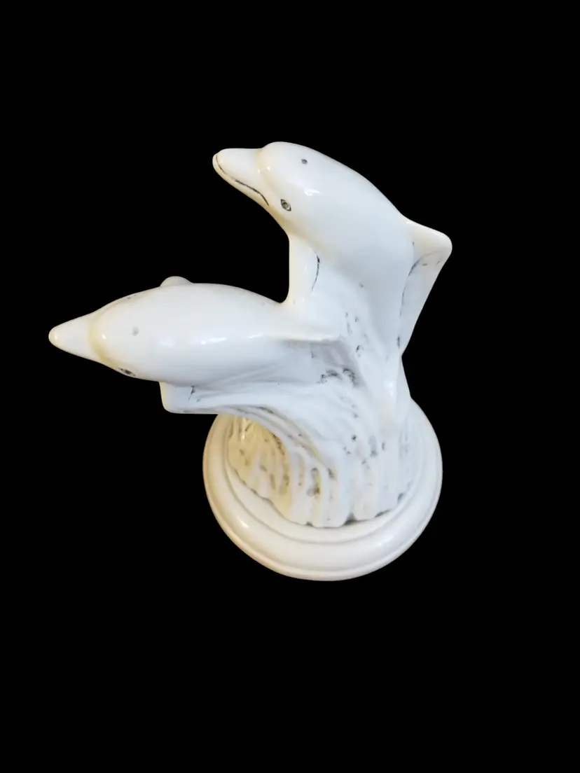 Vintage MH Cook Dolphin Porpoise Art Sculpture