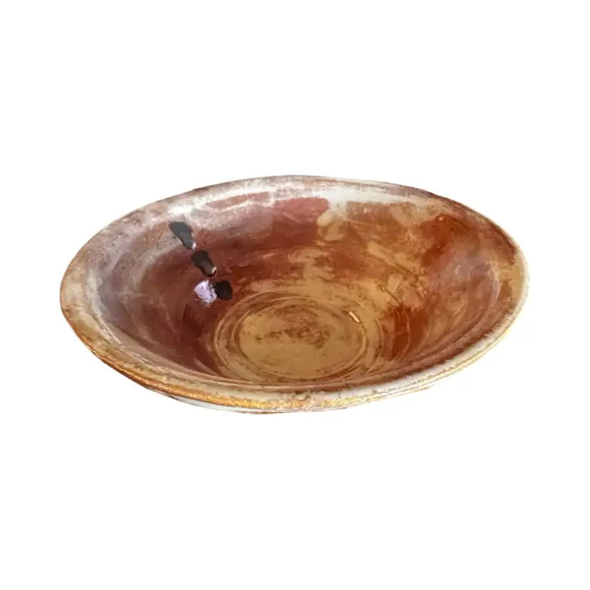02 Vintage Studio Pottery Bowl 6” Farmhouse