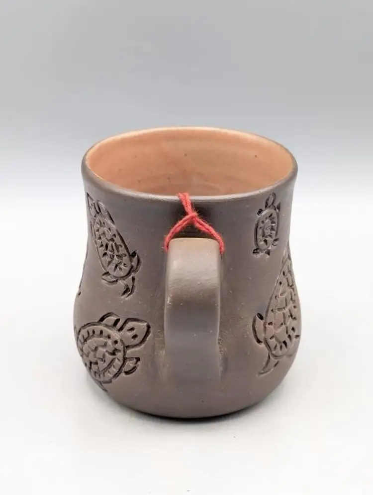 Mohawk Pottery Turtle Design Mug