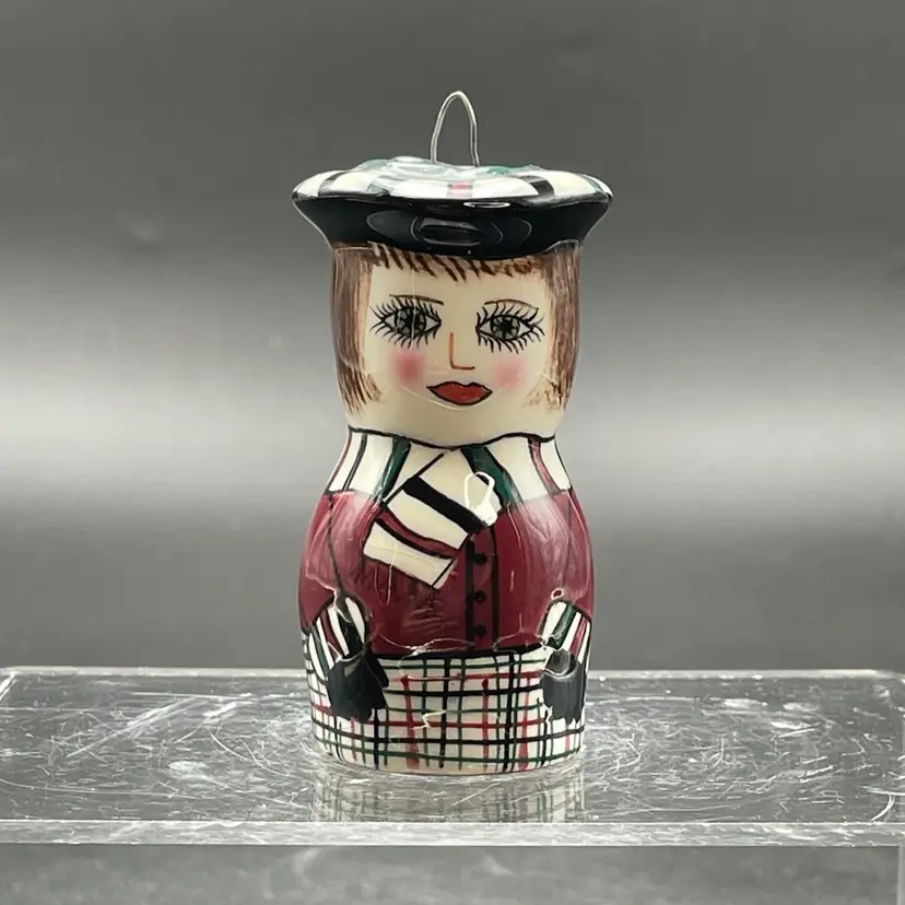 Susan Paley by Ganz Tina Hanging Christmas Ornament Signed HTF Rare