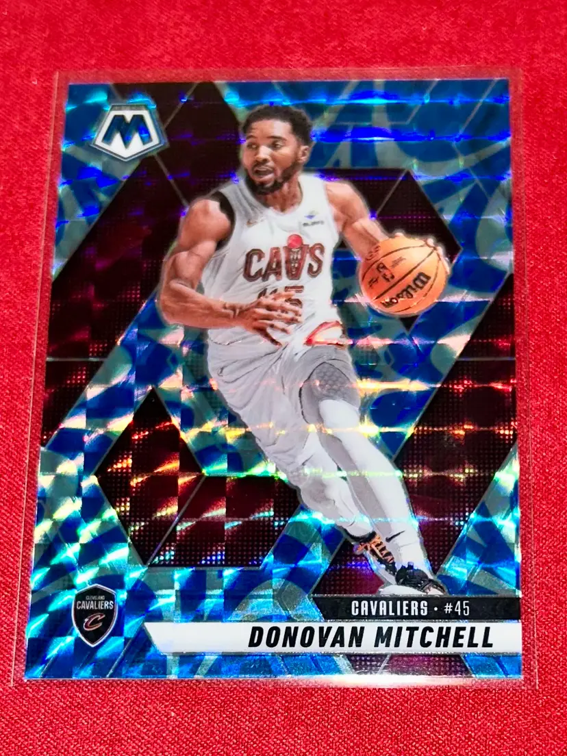 Donovan Mitchell Mosaic Prizm Basketball Card