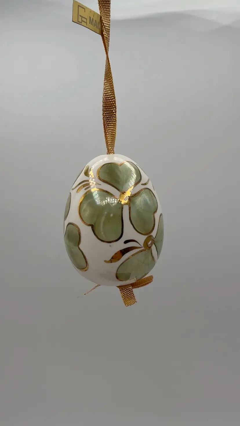 Porcelain Clover Egg Hungary