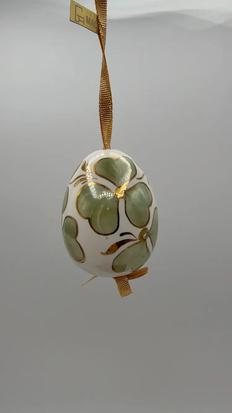 Porcelain Clover Egg Hungary