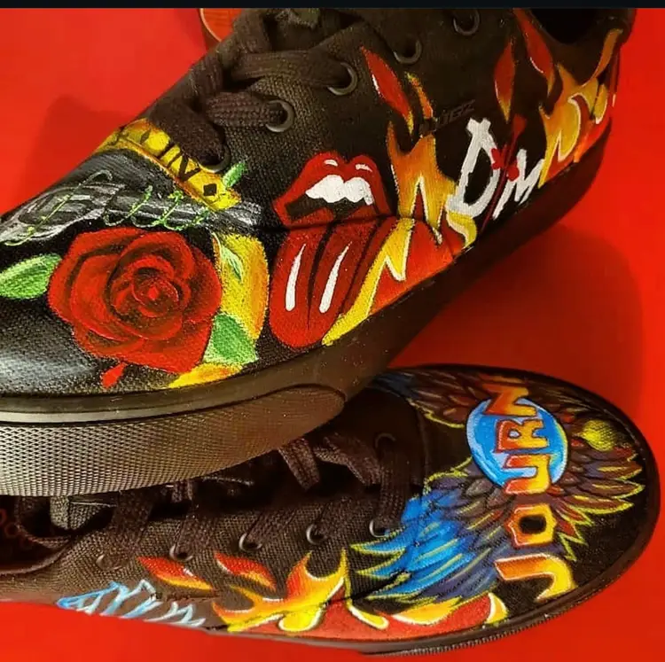 Custom Hand painted Sneakers 