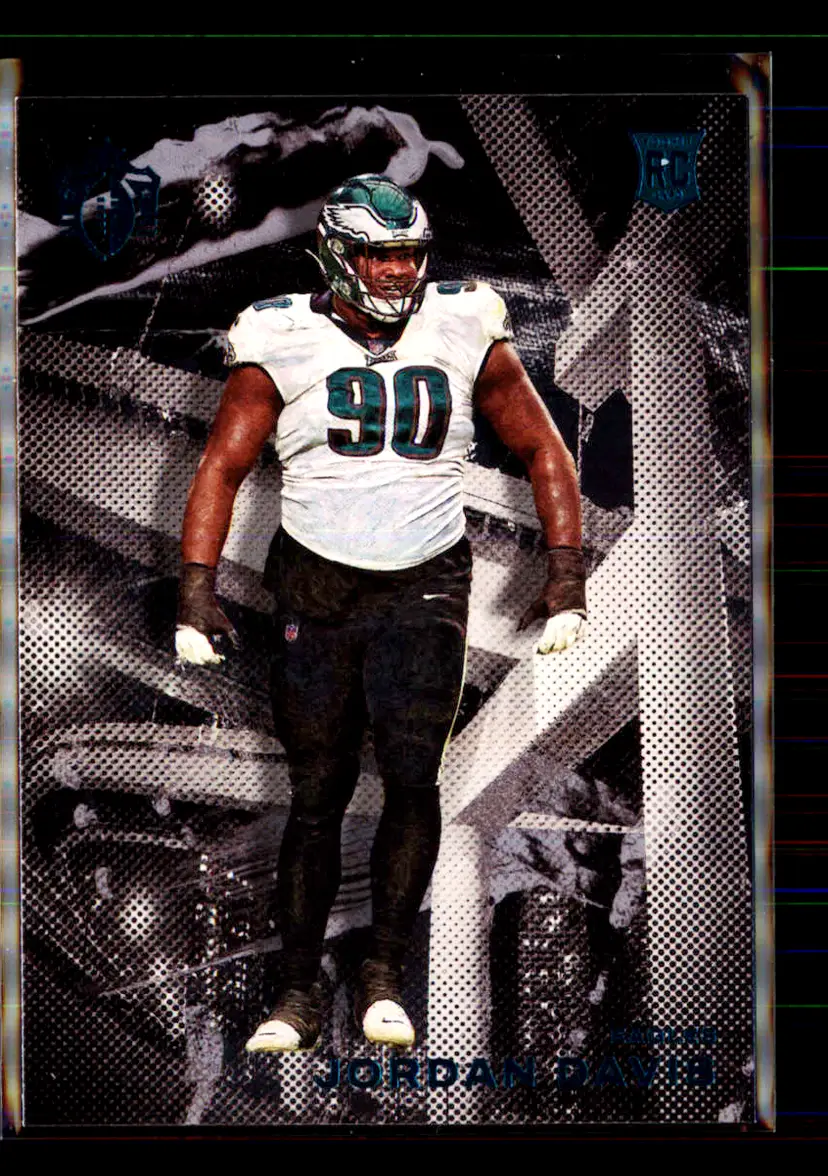 Jordan Davis 2022 Panini Chronicles Teal Gridiron Kings #GK-40 - (113) - Philadelphia Eagles