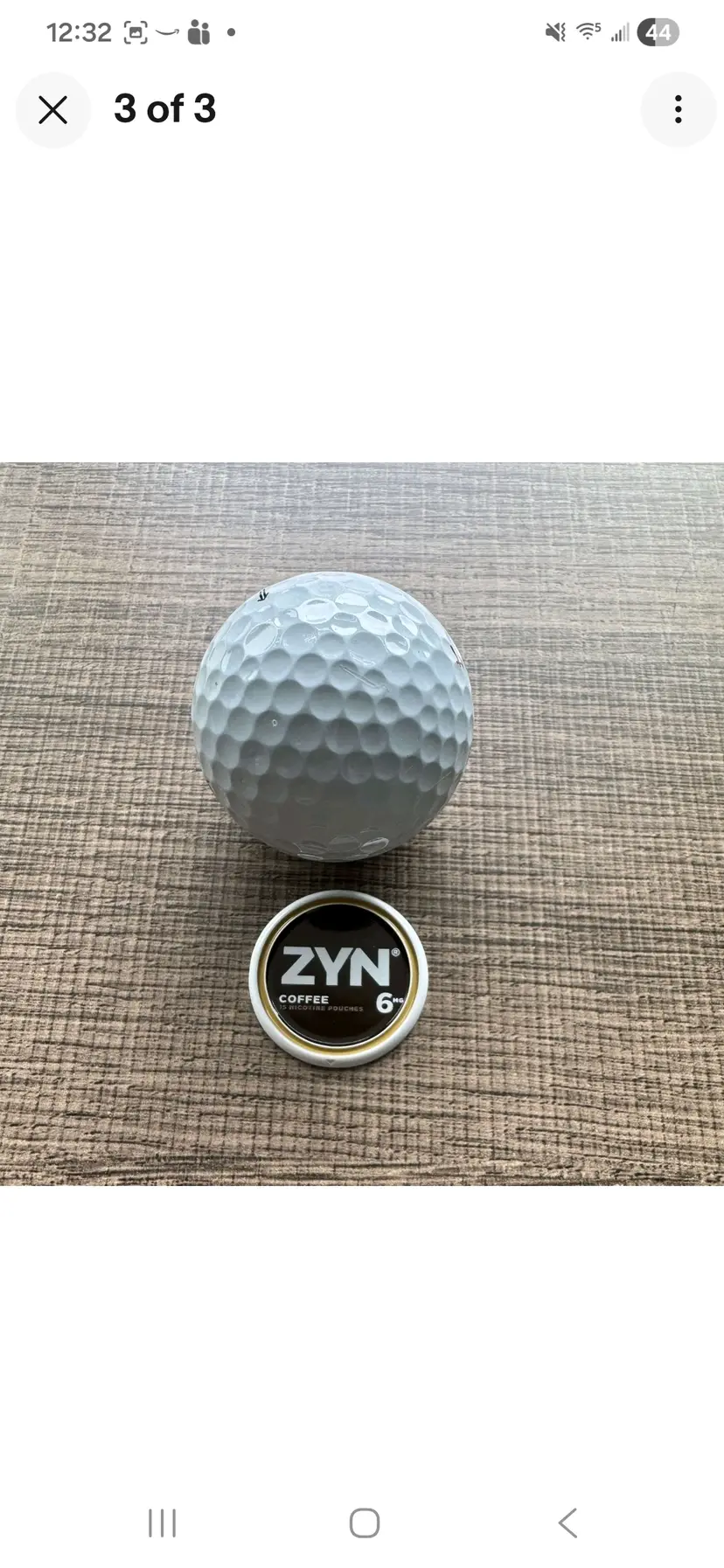 Zyn Coffee Ball Marker