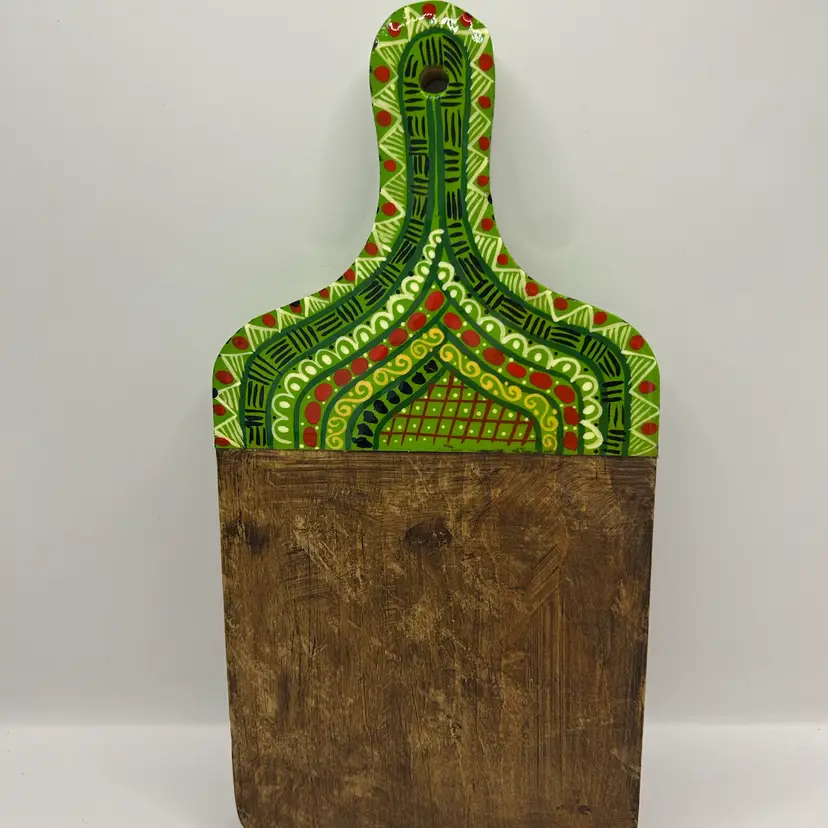 Handmade Indigenous Ornate Cutting Board 12x6