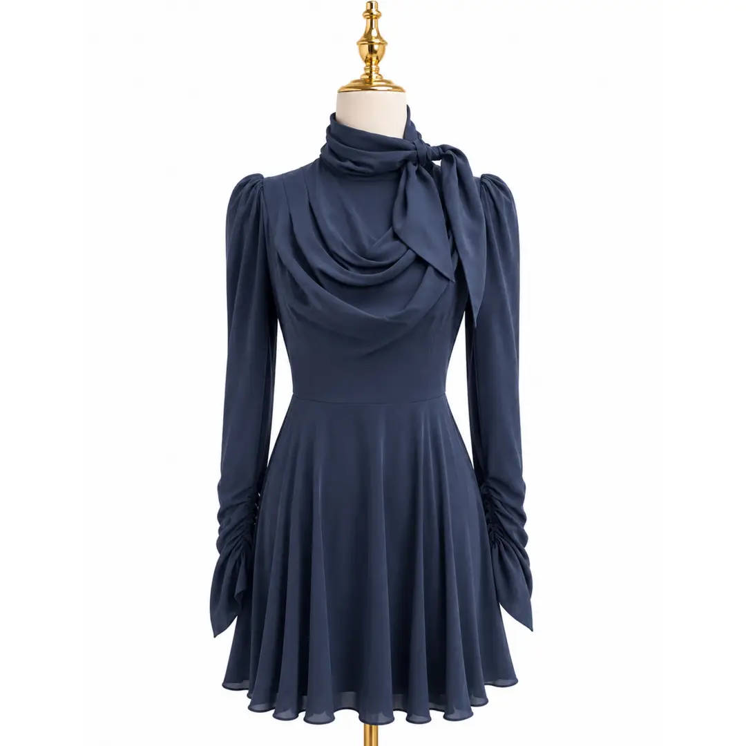 Zimmermann Scarf Swing Mini Dress Sz 1