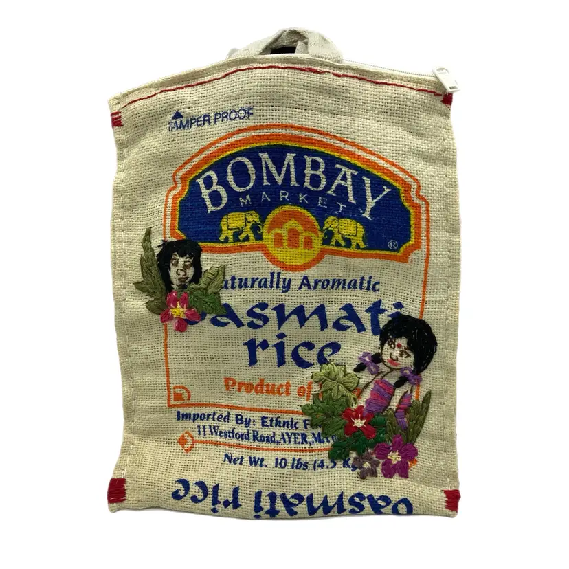 Oodelally Shop Hand Embroidered Rice Bag Purse