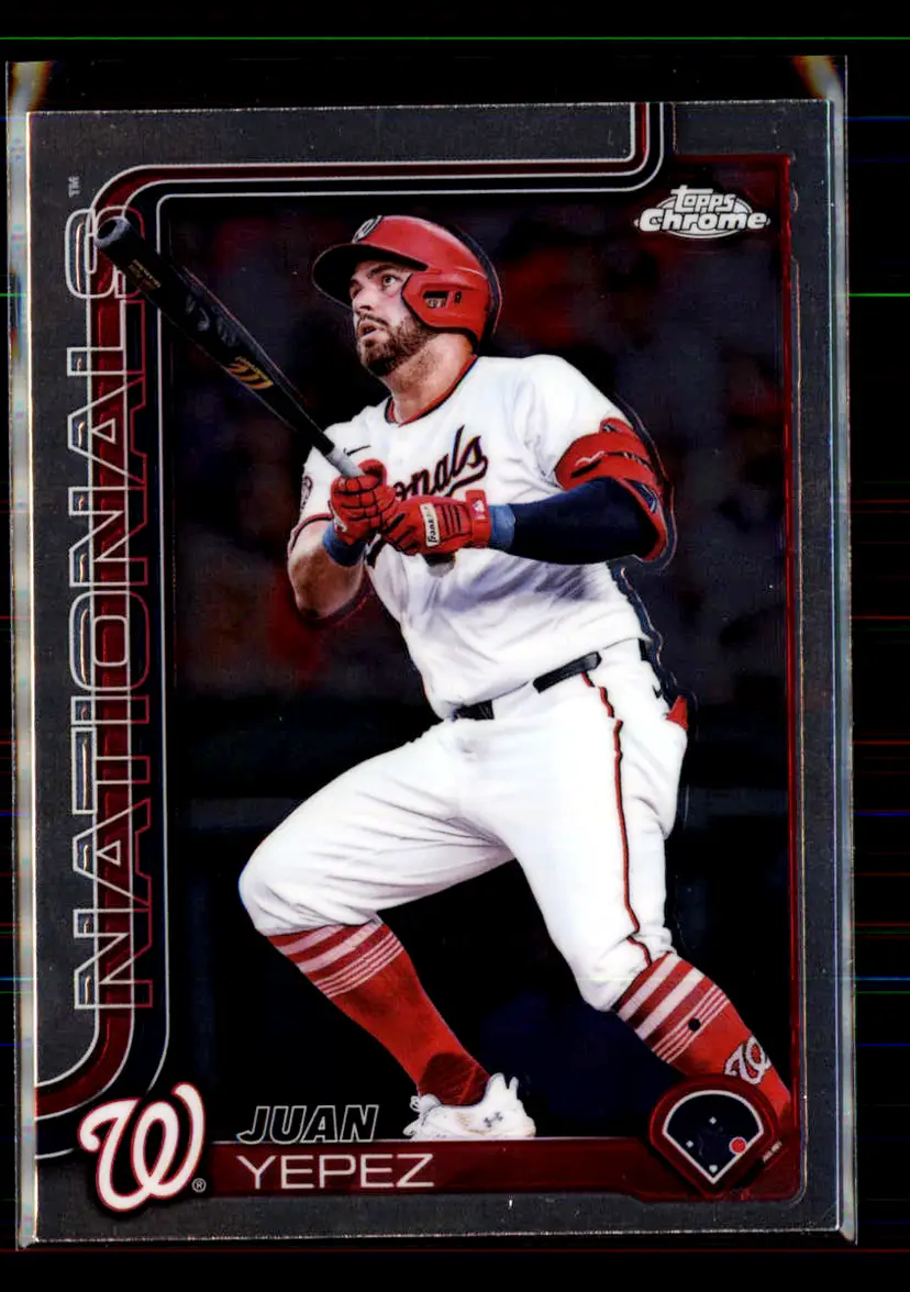 Juan Yepez 2025 Topps Chrome #16 - (113) - Washington Nationals