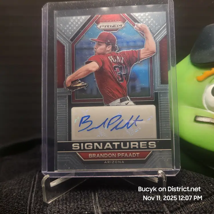 2023 Panini PRIZM Auto - Brandon Pfaadt Arizona Diamondbacks