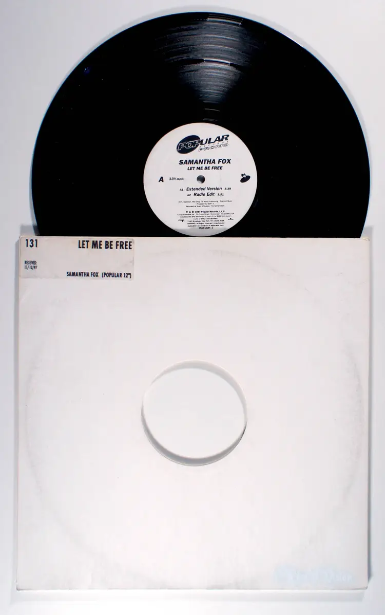 Samantha Fox - Let Me Be Free (12" Single) (1997) Vinyl PROMO • Remix