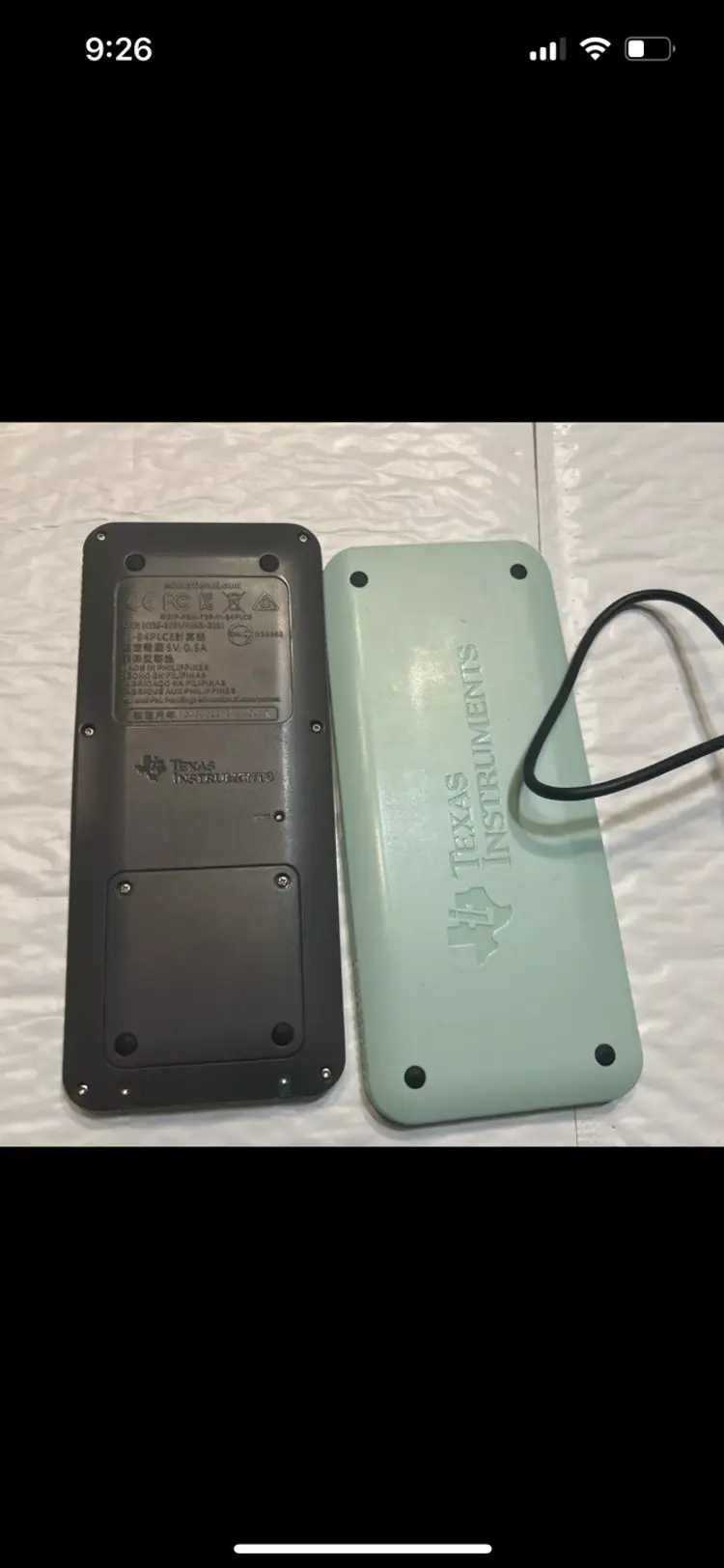 Texas Instruments TI-84 Plus CE Graphing Calculator Tested WITH Case Cable Mint