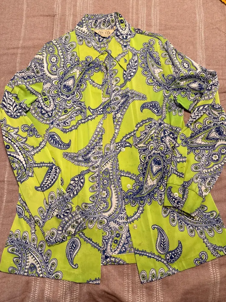 1960’s Dagger Collar Button Up