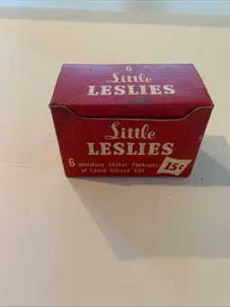 Vintage Leslie’s Salt Shakers