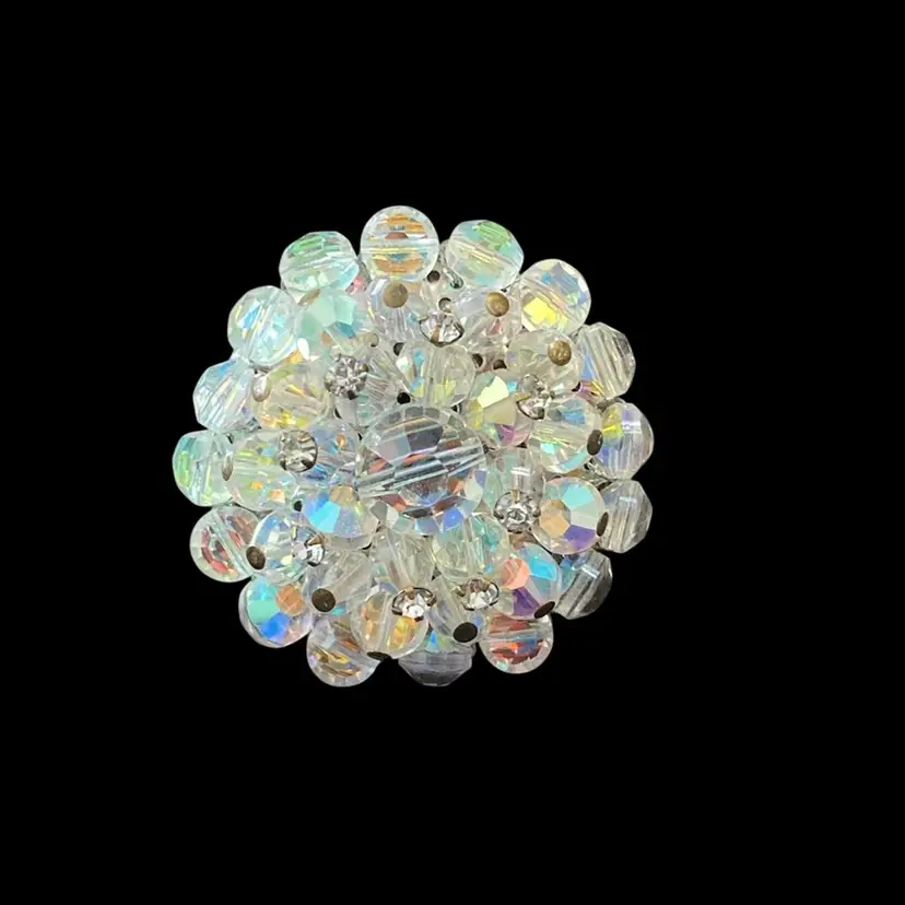 Rhinestone Brooch 1 1/2”