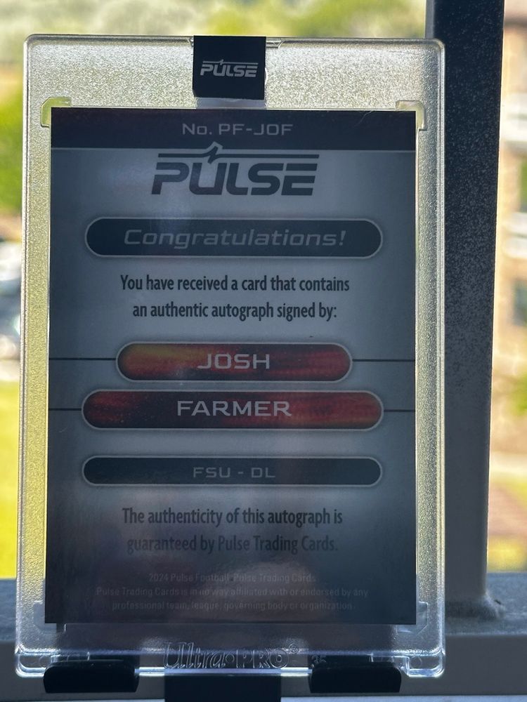 Josh Farmer Pulse Premier Auto 2024