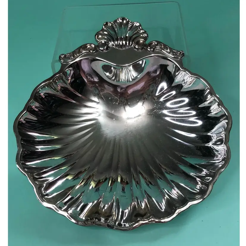 Vintage Shell Triniket Dish Tarnish Resistant Japan