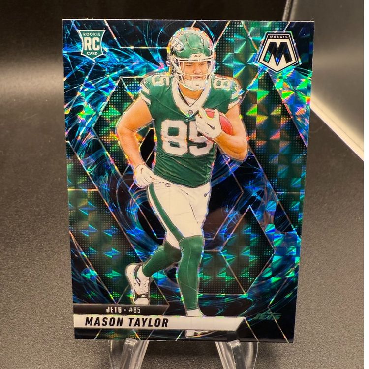 Mason Taylor RC Genesis Case Hit 2025 Mosaic New York Jets