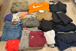75pcs MENS Wholesale Box - Supreme, Lululemon, Patagonia, And More