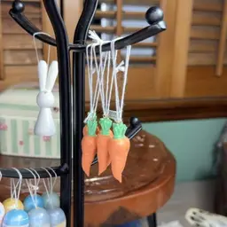 1” Wooden Carrots Set Of 6