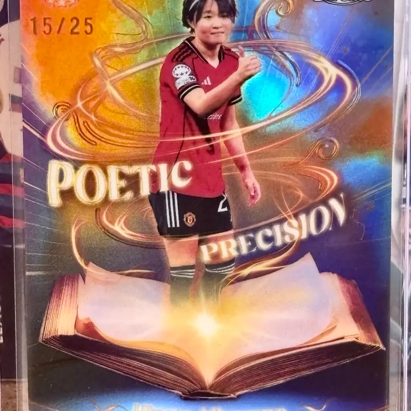 Hinata Miyazawa 2025/26 Topps Chrome UWCL Poetic Precision Orange /25 Manchester United Japan
