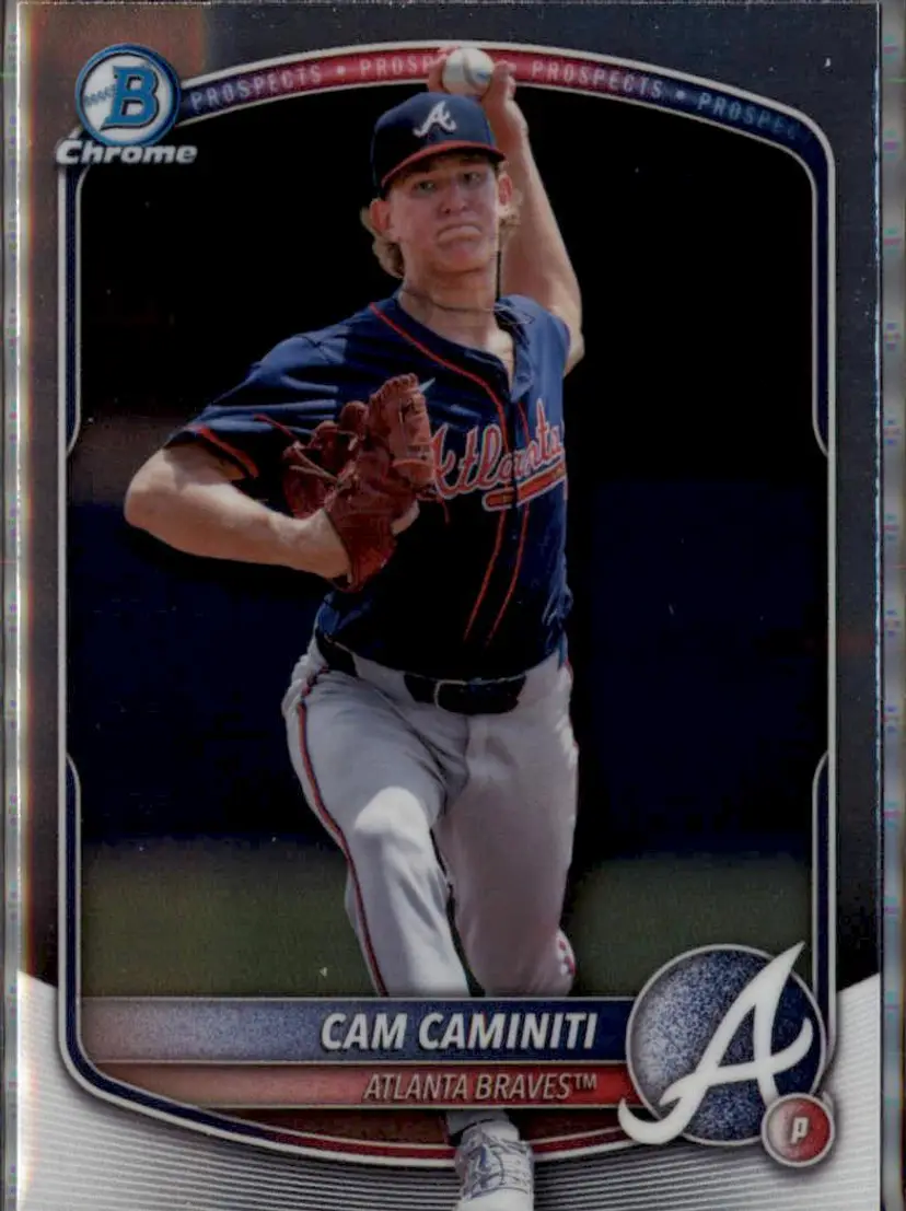 2025 Bowman Draft #BDC-122 Cam Caminiti Chrome - (138) - Atlanta Braves