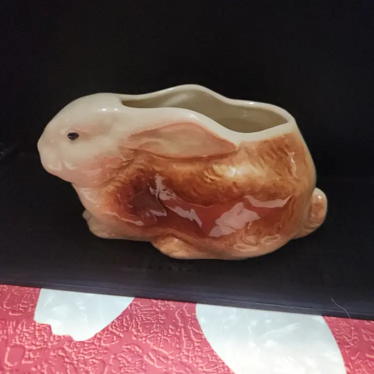 Vintage Easter Bunny planter