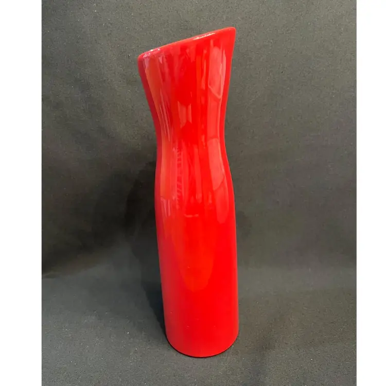 VTG Home Interiors Red 12” Ceramic Wall Pocket/Vase
