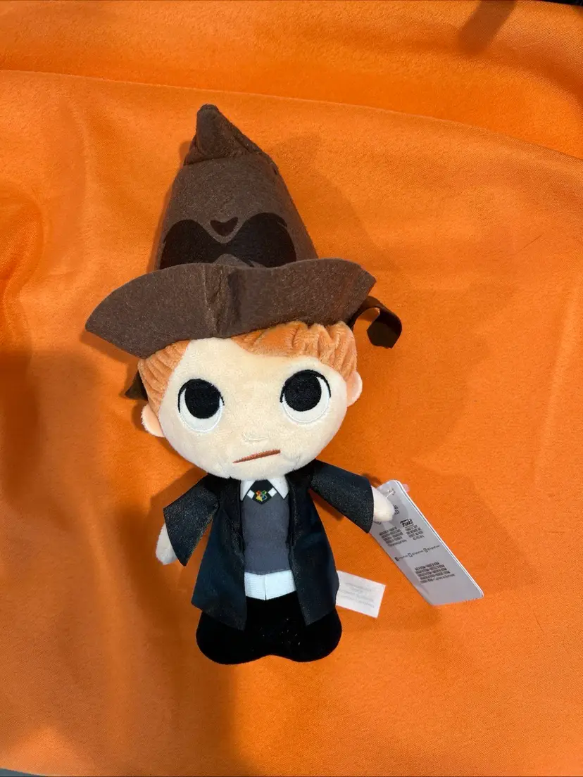 Funko Harry Potter Plush Plushies Soft Toy Ron Weasley With Sorting Hat 11” New