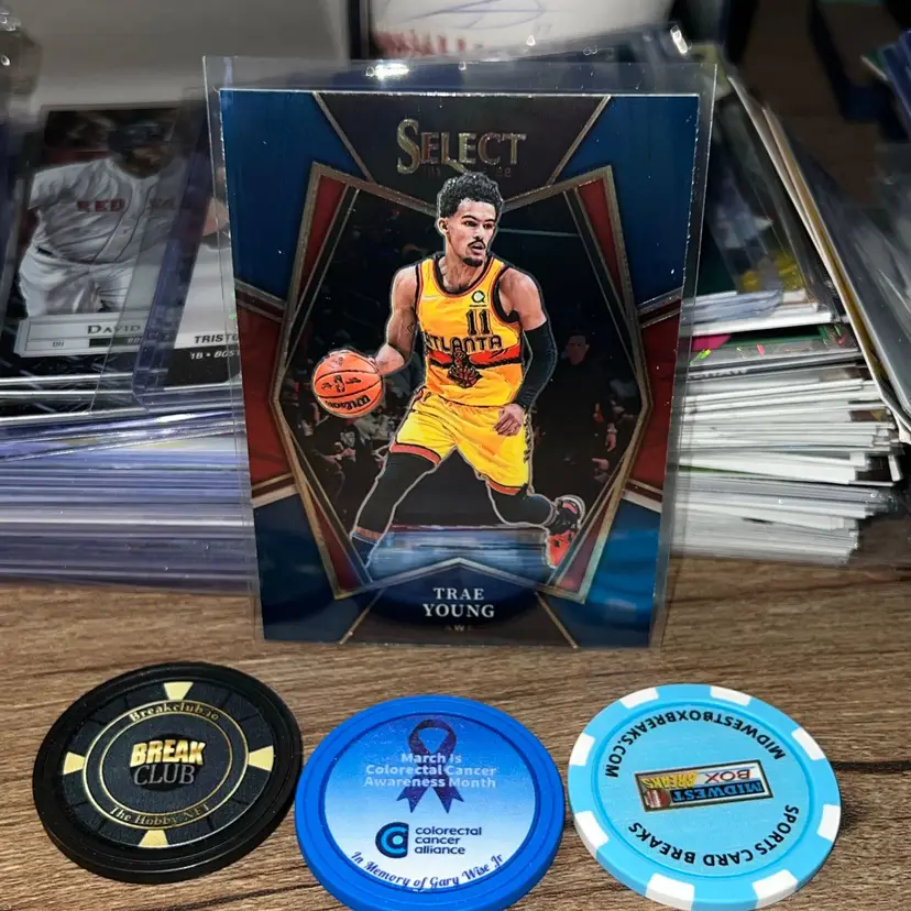 Trae Young 2021 2022 Panini Select Premier Level Atlanta Hawks