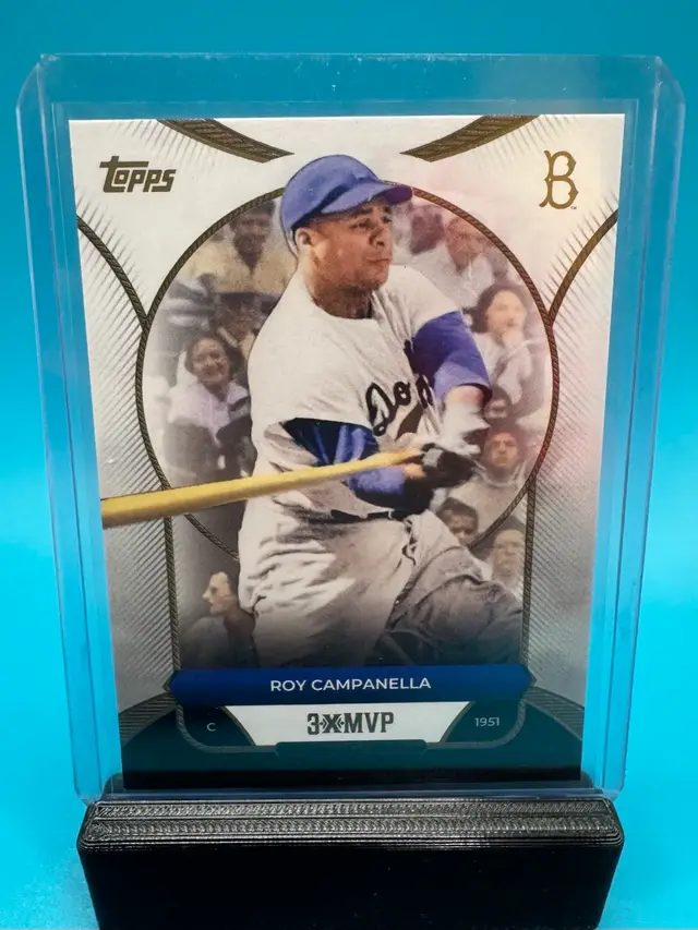 Roy Campanella Topps Welcome To The Club 3X MVP Los Angeles Dodgers