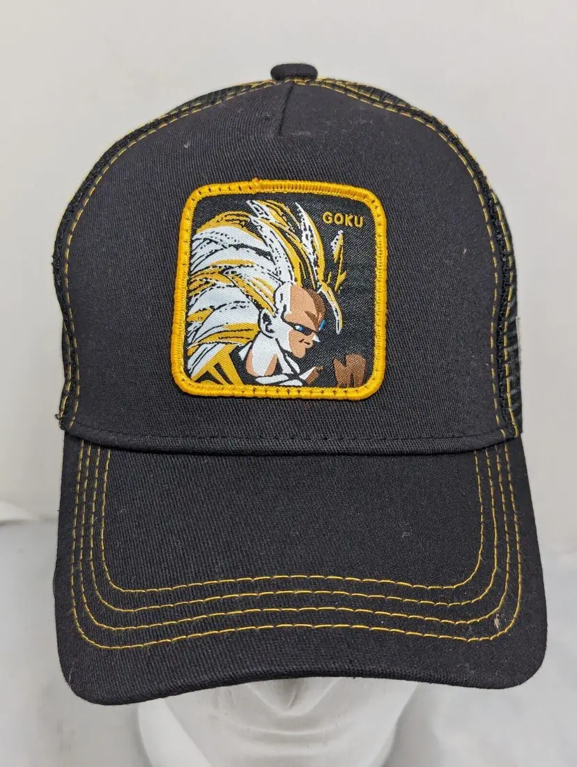 Dragon Ball Goku Snapback Mesh Hat Trucker Cap Black