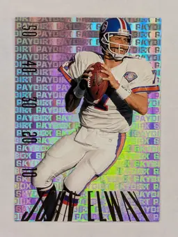 John Elway 1995 SkyBox Paydirt PD8 HOF Denver Broncos