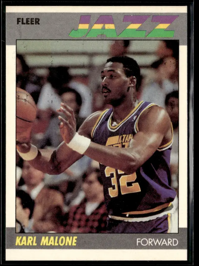 #119 Karl Malone 1987-88 Fleer #68 *LIVE AUCTION*