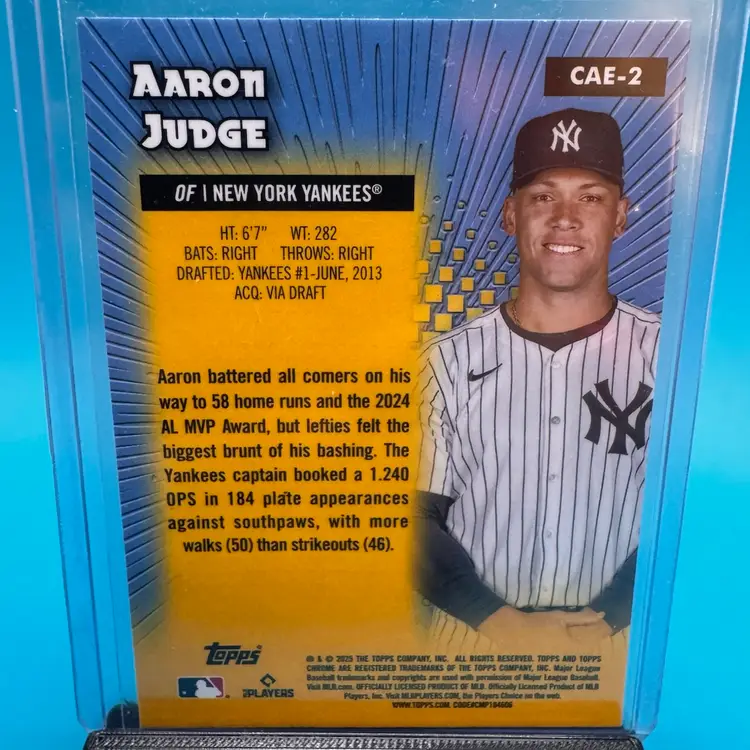 Aaron Judge Topps Chrome All Etch New York Yankees