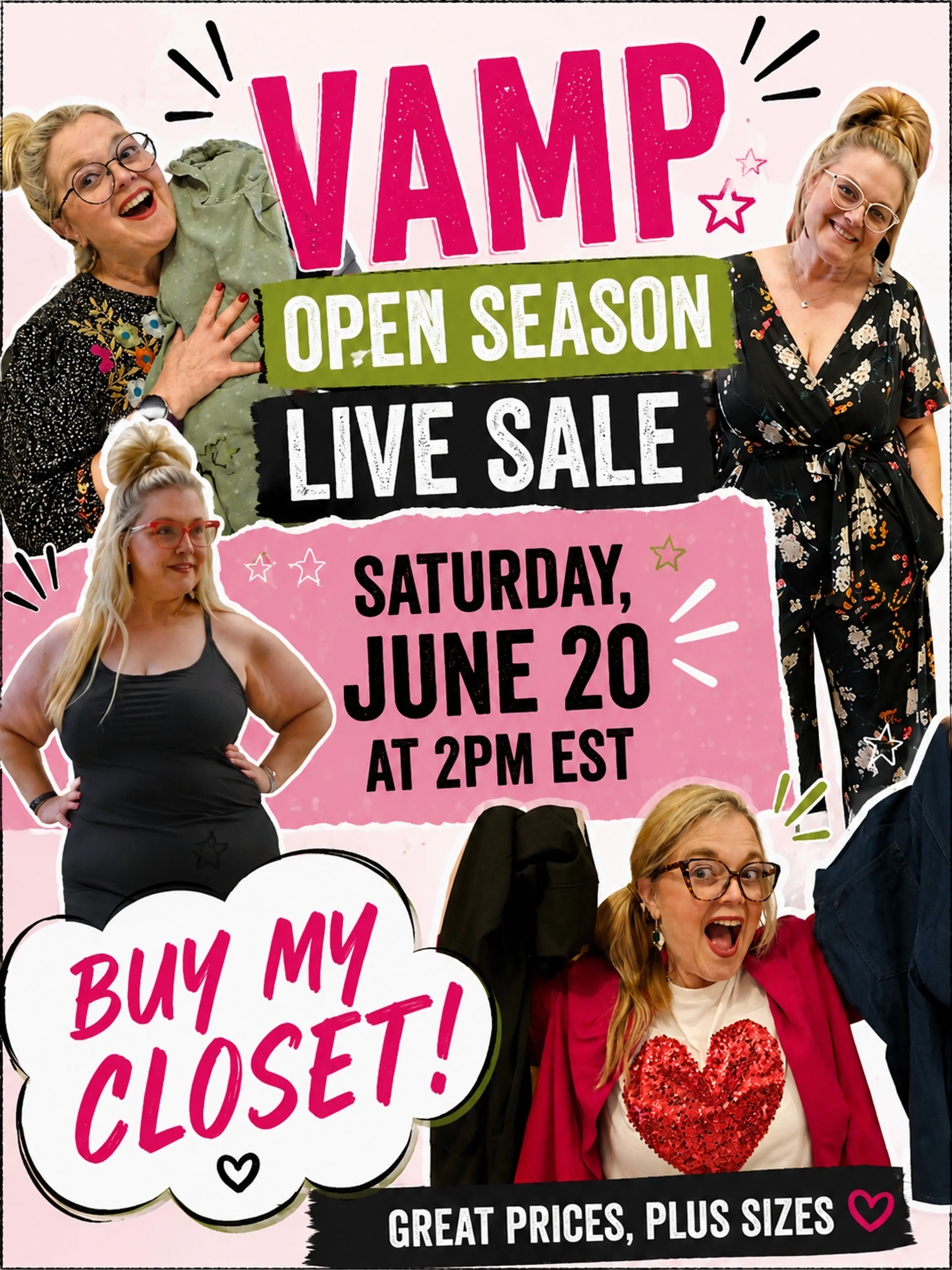 VAMP Open Season Plus Size Clothing With TJVH 