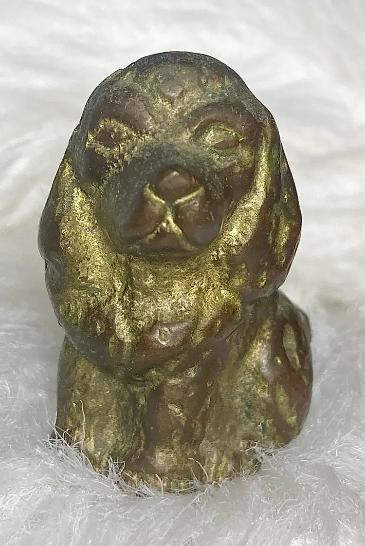 Cocker Spaniel Mid Century Brass Dog Figurine