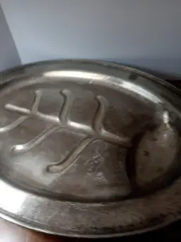 #07 Vintage Silver Plated Platter