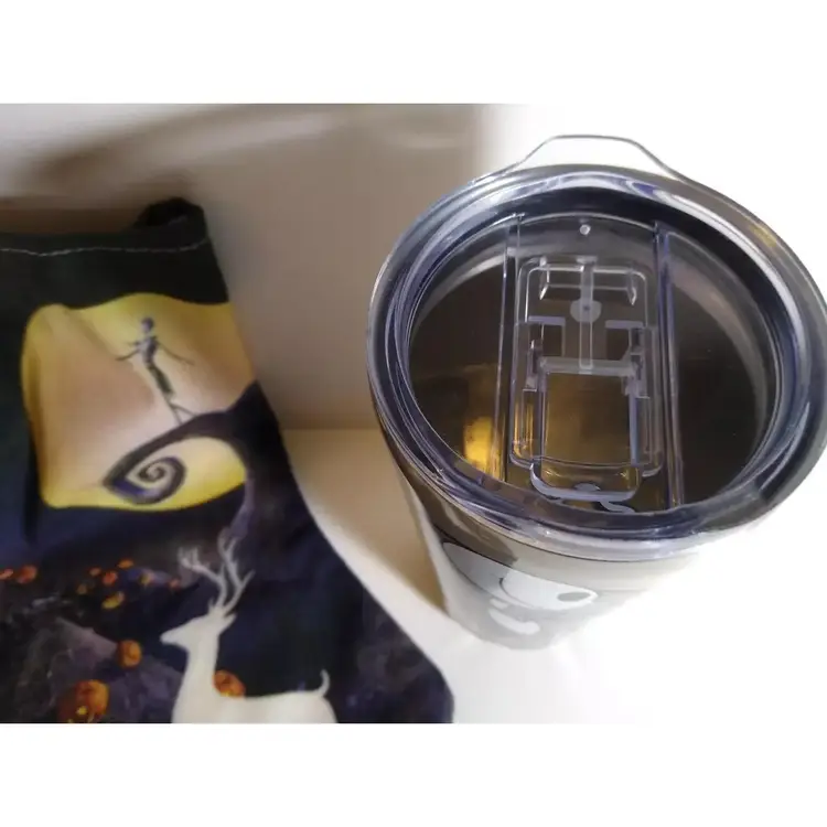 Nightmare Before Christmas Jack and Sally Stainless Steel Tumbler X-mas Stocking