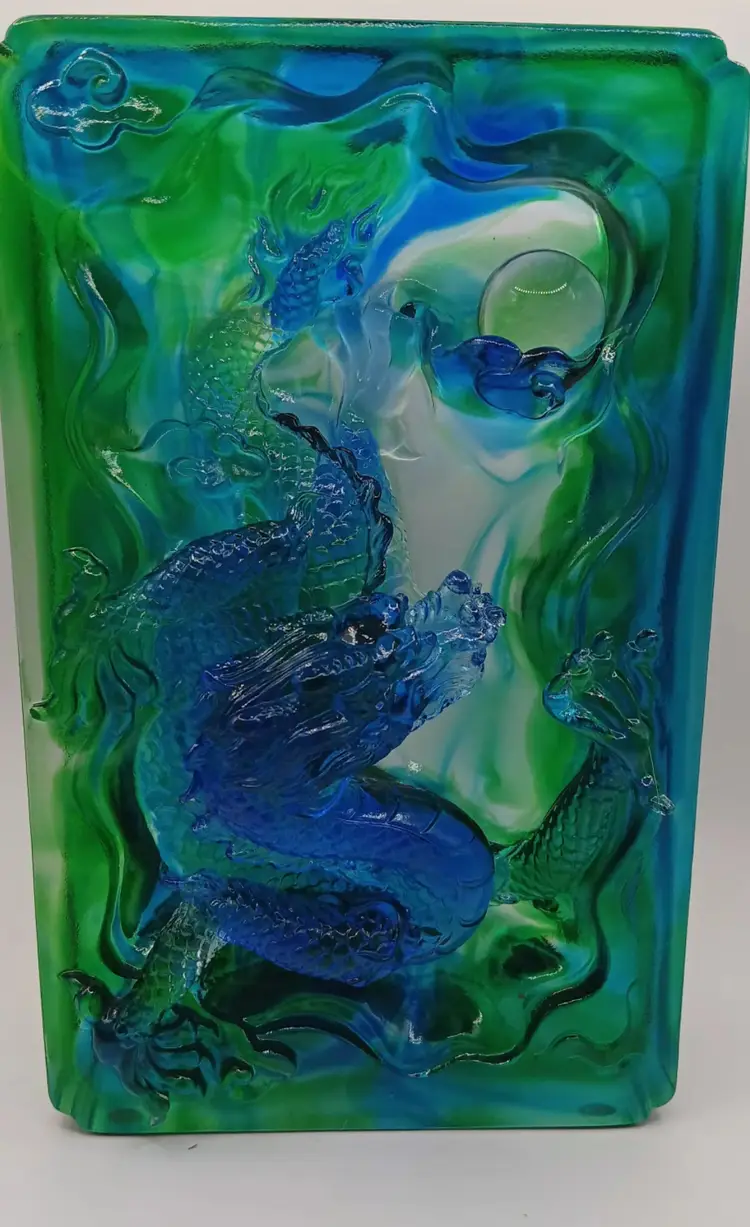 Unique Tittot Art Glass Dragon Sculpture